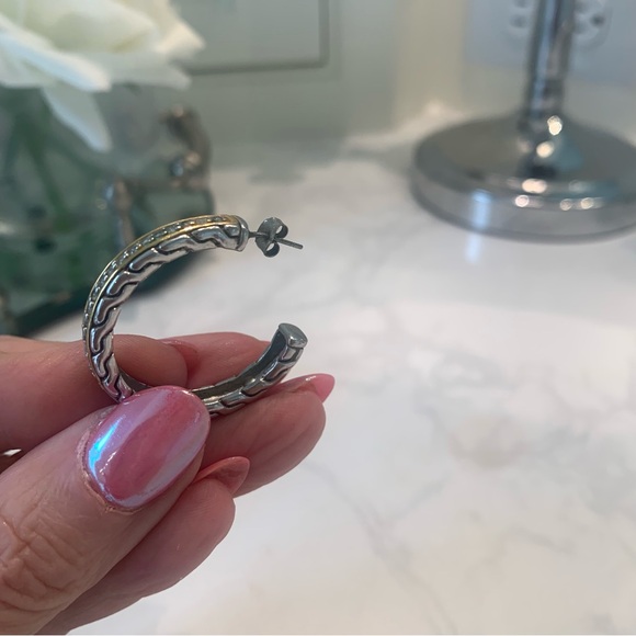 David Yurman Look-a-like Earrings - Picture 2 of 3